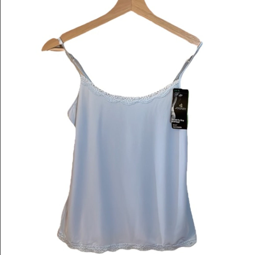 2/$12 Jockey Light Blue Camisole Size Large